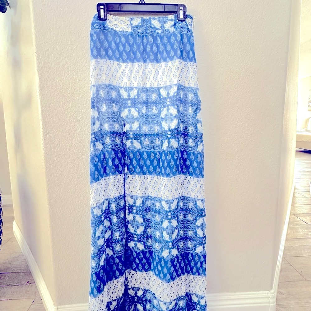 Medium show me your mumu blue maxi skirt